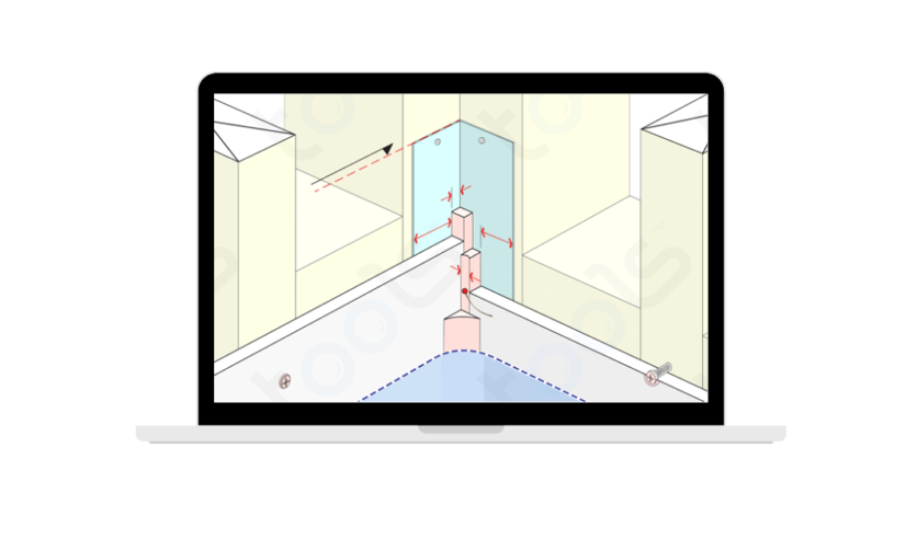 Waterproofing / Internal Waterproofing / Showers / Corner Angle