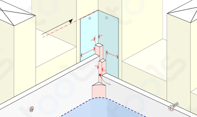 Waterproofing / Internal Waterproofing / Showers / Corner Angle